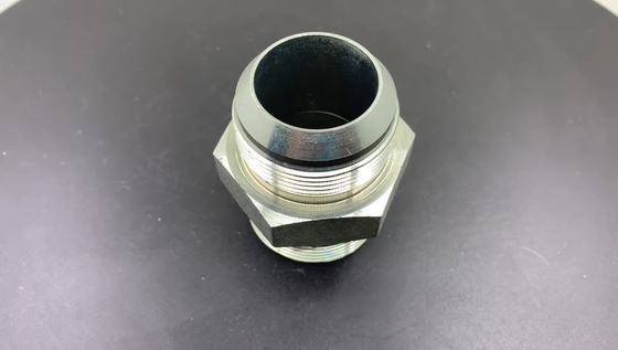Nipple Fitting China Supplier Hydraulic Hose Adapter Thread Pipe Carbon Steel Transition Joint
