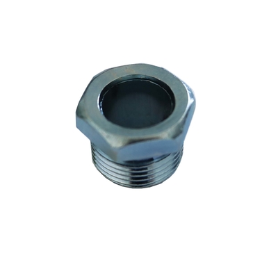 High pressure cnc machinery Carbon Steel Nut zinc plated male thread pipe fittings plug
