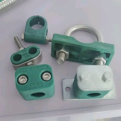 China factory Heavy Duty Tube Clamps aluminum sliver Hexagon head bolt light series